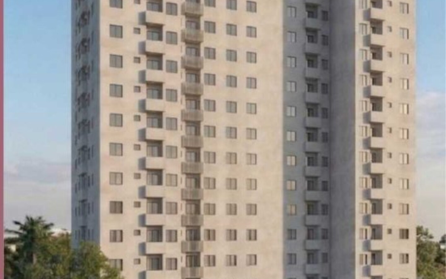 Residencial das Flores — localização — (11) 4237-8776 | 98026-0864 Fachada da torre do Residencial das Flores no bairro Santa Maria em Osasco