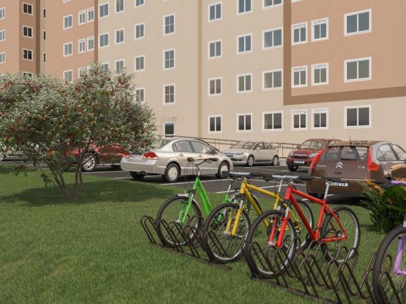 Residencial Olímpia: bicicletário