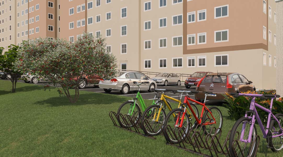 Residencial Olímpia: bicicletário