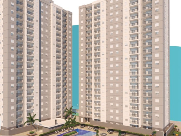 Fachada das torres do Siena Residencial em Osasco