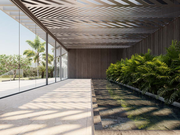 Perspectiva ilustrativa do Signature Alphaville: Hall social