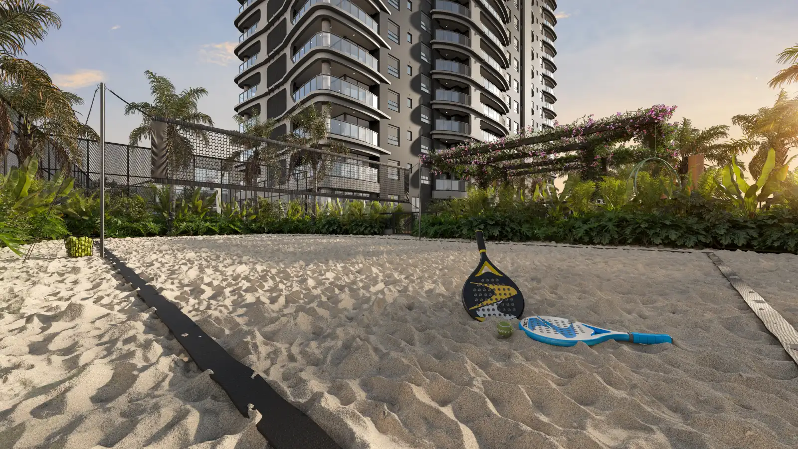 Square Design Residence – Beach Tennis