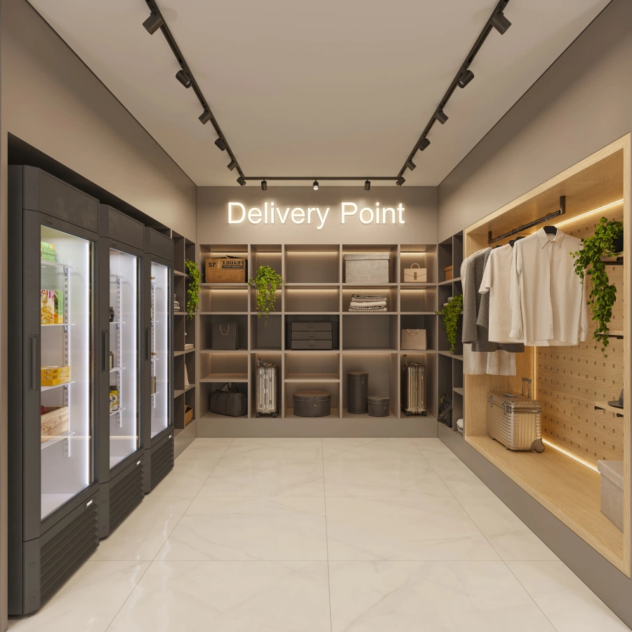 Square Design Residence – Delivery Point