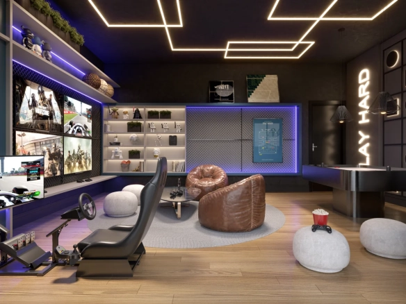 Square Design Residence – Games