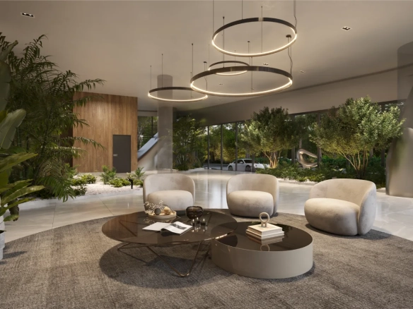 Square Design Residence 118 m2 – hall social do condomínio
