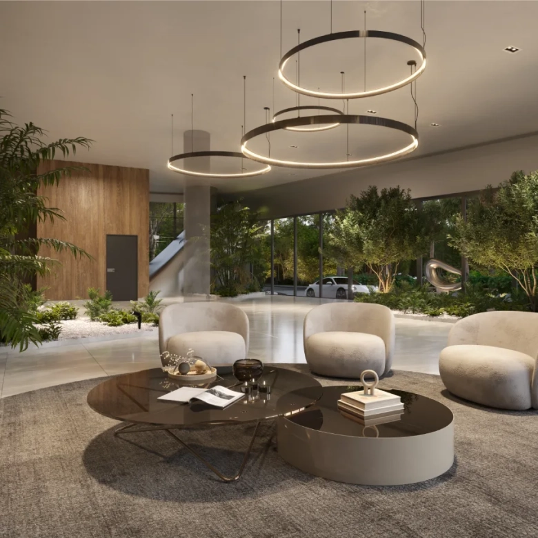 Square Design Residence 118 m2 – hall social do condomínio