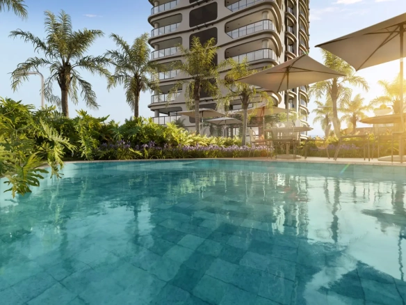 Square Design Residence 94 m2 – piscina adulto do condomínio