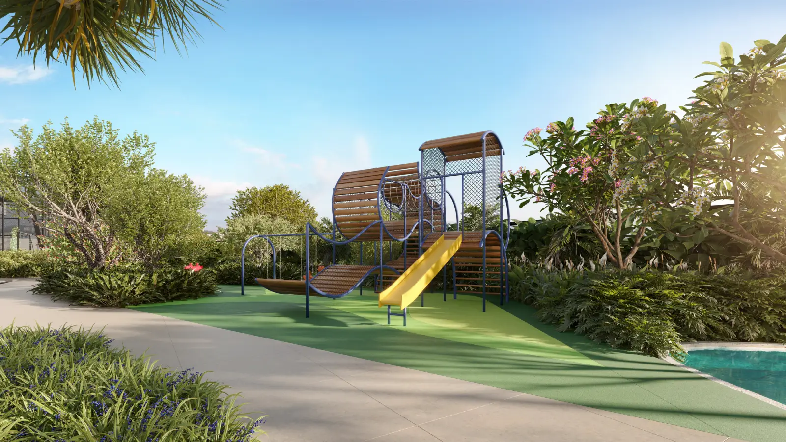 Square Design Residence – Playground