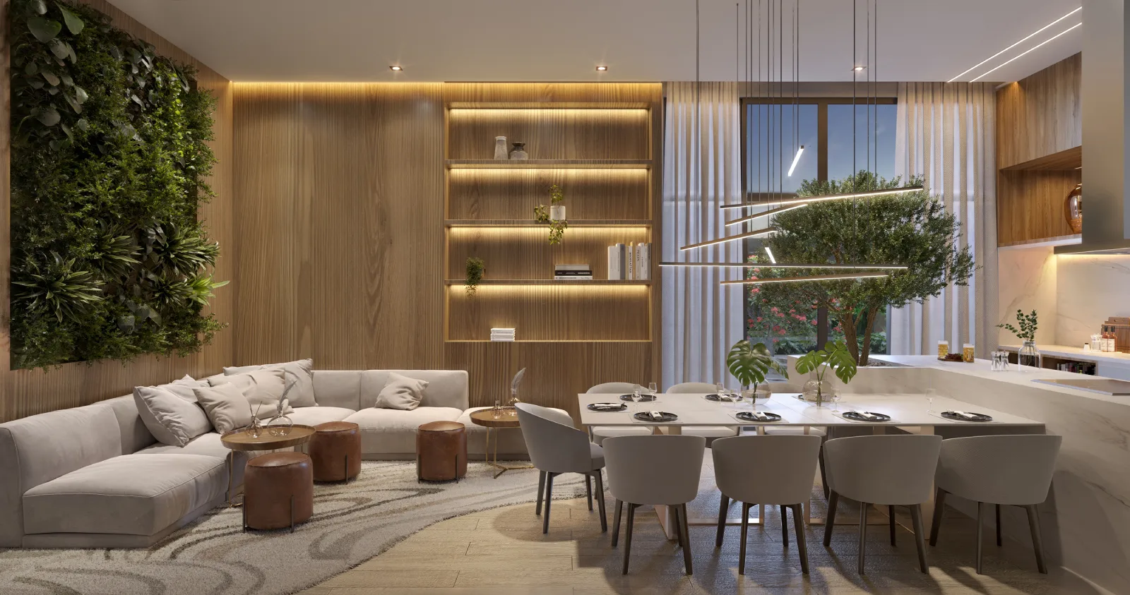 Square Design Residence – Salão de festas