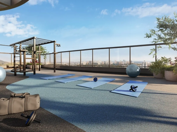 Square Design Residence – Sky Fitness