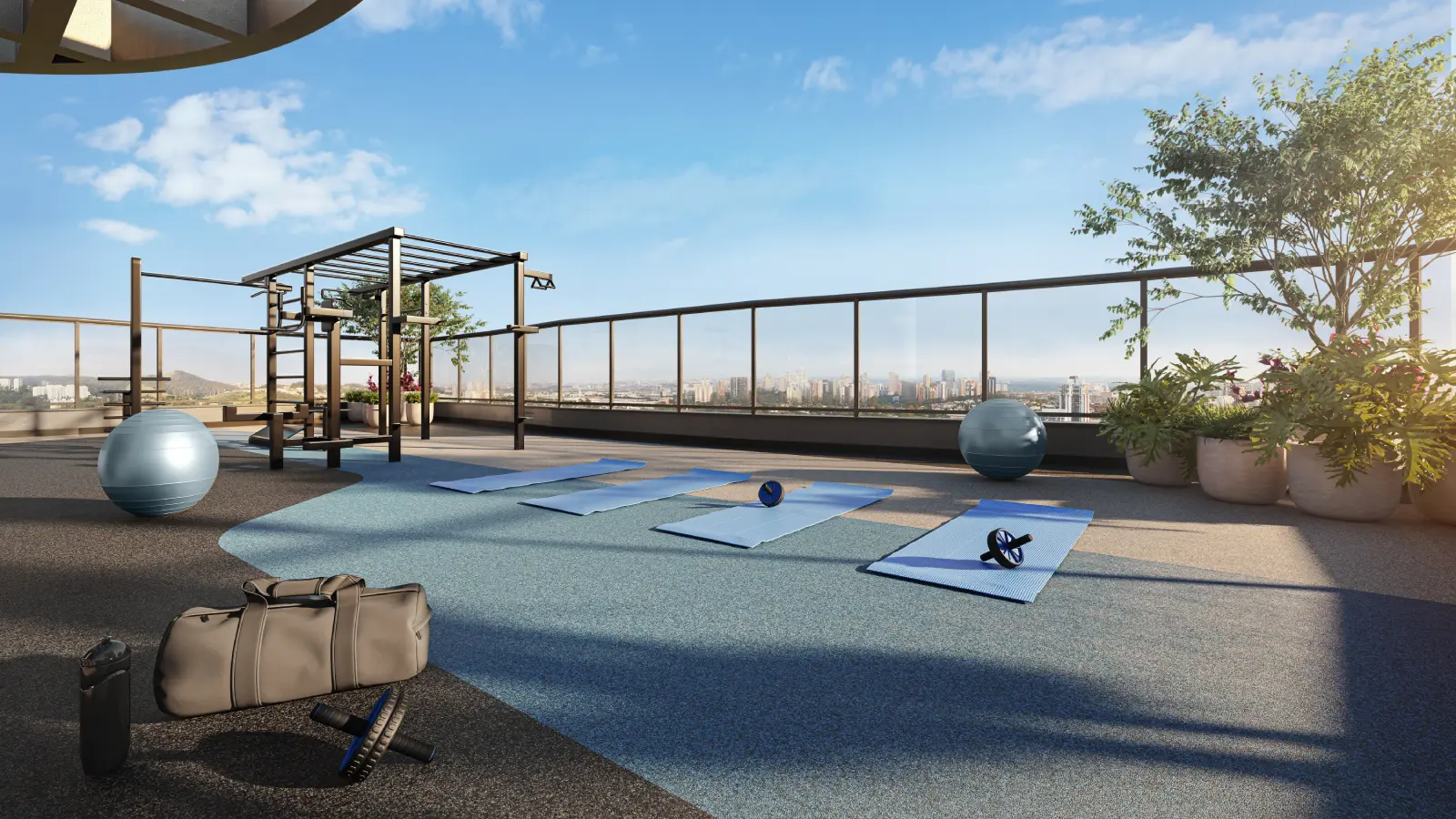 Square Design Residence – Sky Fitness