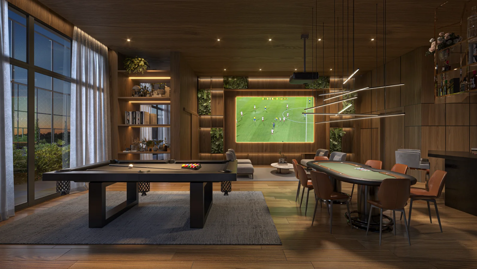 Square Design Residence – Sports Bar