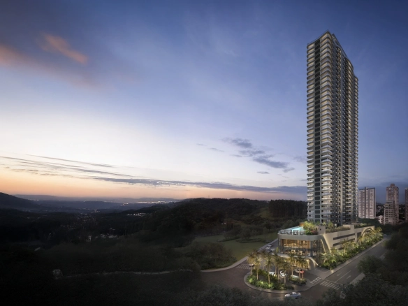 Square Design Residence – Vista aérea da torre