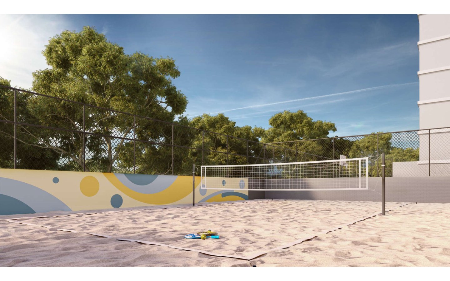 Beach tennis do Sunset Itapecuru em Alphaville