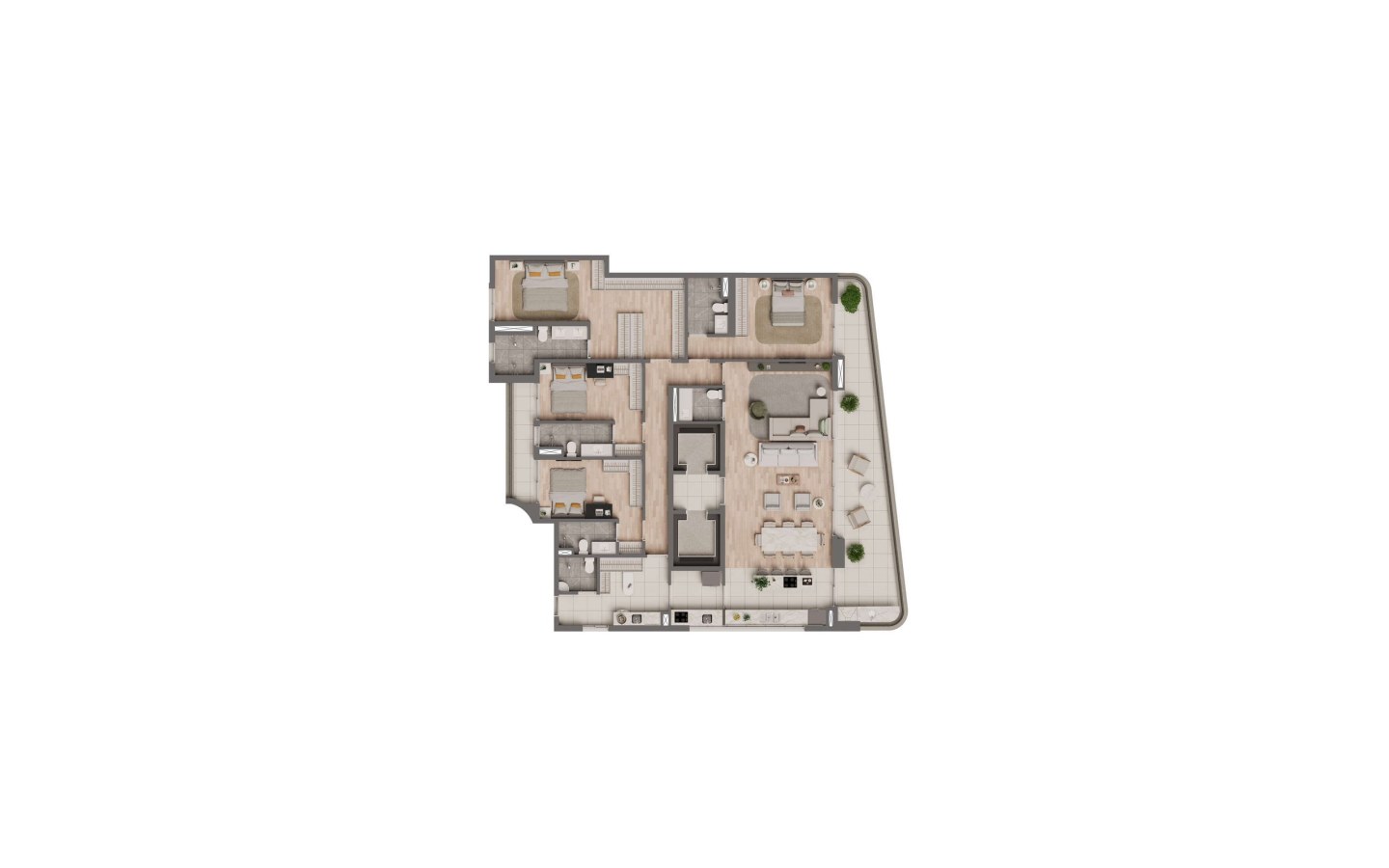 Sunset Itapecuru – Atendimento Especializado (11) 4237-8776. Planta Tipo 1 unidade 2 do Sunset Itapecuru em Alphaville