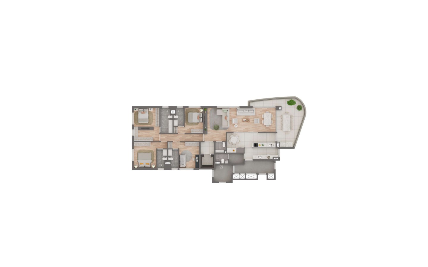 Sunset Itapecuru – Atendimento Especializado (11) 4237-8776. Planta Tipo 1 unidade 4 do Sunset Itapecuru em Alphaville