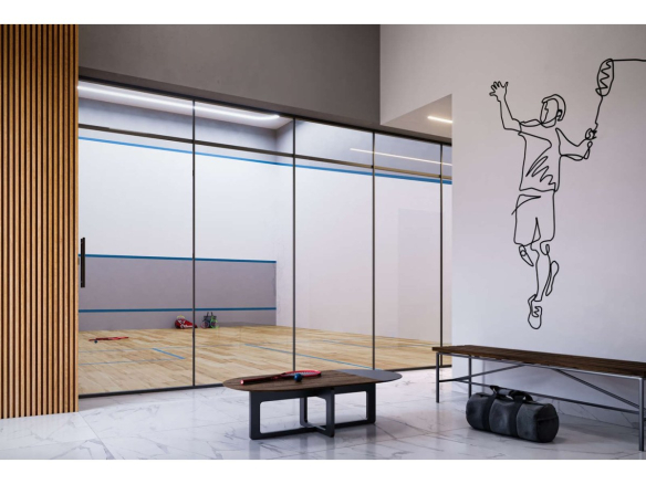Quadra de squash do Sunset Itapecuru em Alphaville