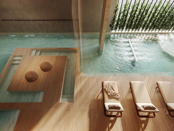 Vista Alphagran — Spa, perspectiva ilustrativa oficial