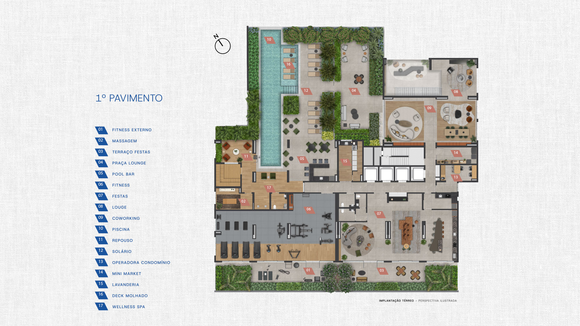 VP Cotovia — Implantação geral do primeiro pavimento — Atendimento Especializado (11) 4237-8776 | 98026-0864 VP Cotovia — Implantação geral do primeiro pavimento