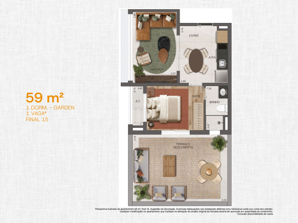 VP Cotovia — Planta 59m²
