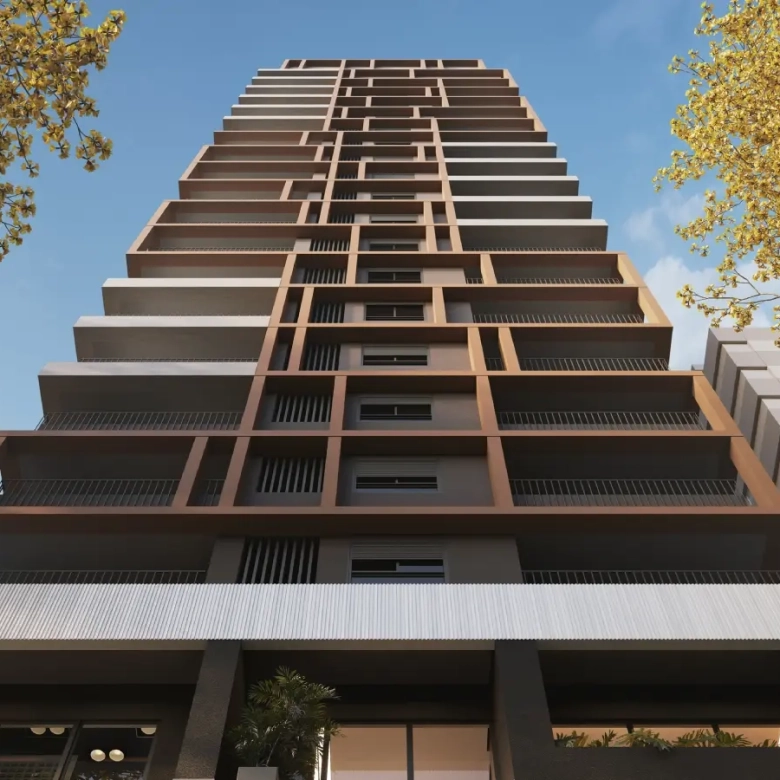 WALKPAULISTA 52 m2: detalhe da torre no Paraíso