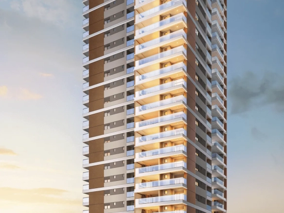 Cyrela Atmosfera 360º — Cyrela Atmosfera 360 91 m2 — fachada integral da torre