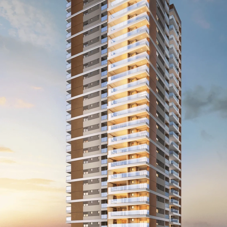 Cyrela Atmosfera 360º — Cyrela Atmosfera 360 91 m2 — fachada integral da torre