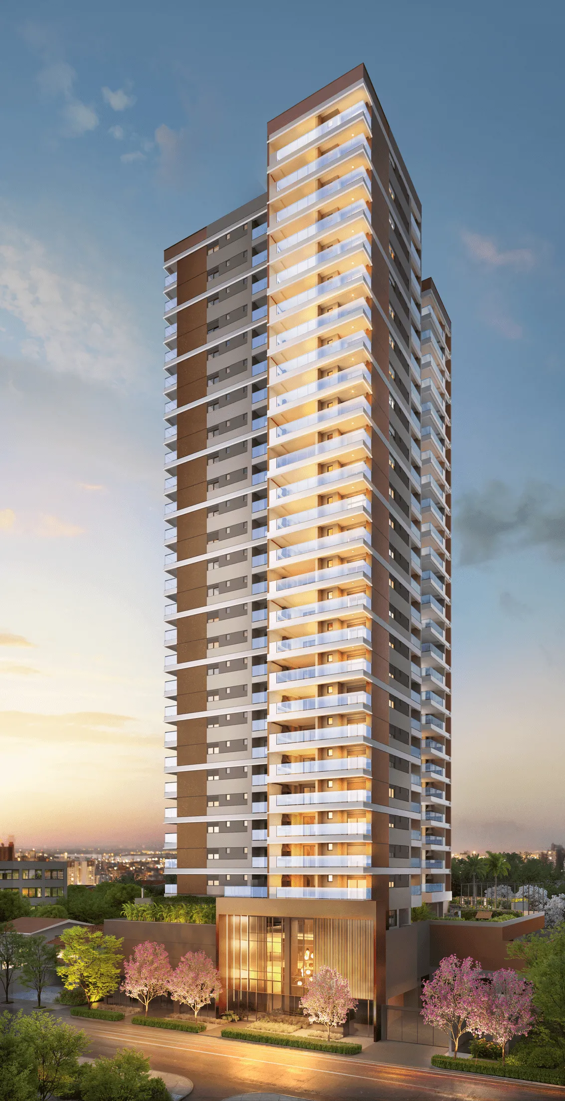 Cyrela Atmosfera 360º — Cyrela Atmosfera 360 91 m2 — fachada integral da torre