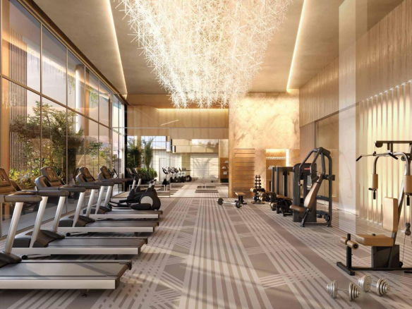 Cyrela Moema By Yoo – fitness – perspectiva ilustrada