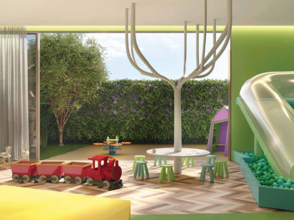Cyrela Moema By Yoo – Kids Place – perspectiva ilustrada