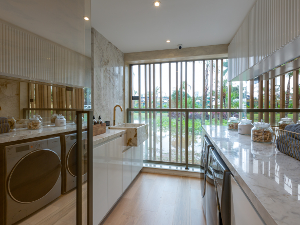Eden Park by Dror | Eden West – Área de serviço do decorado de 134 m²