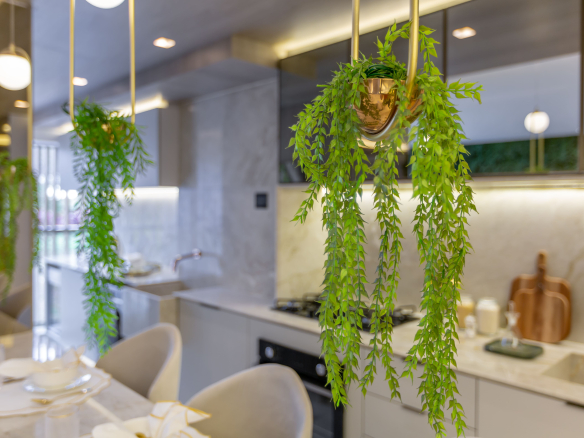 Eden Park by Dror | Eden West – Bancada da cozinha do decorado de 94 m²