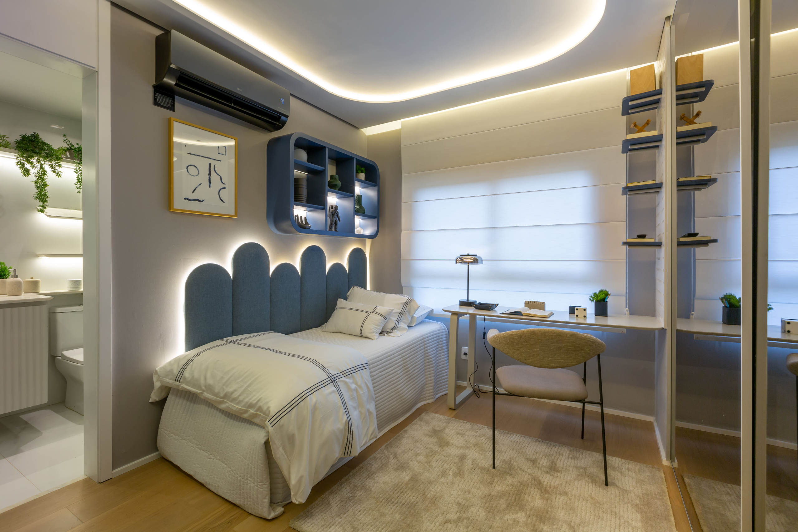 Eden Park by Dror | Eden West – Dormitório decorado do decorado de 94 m²