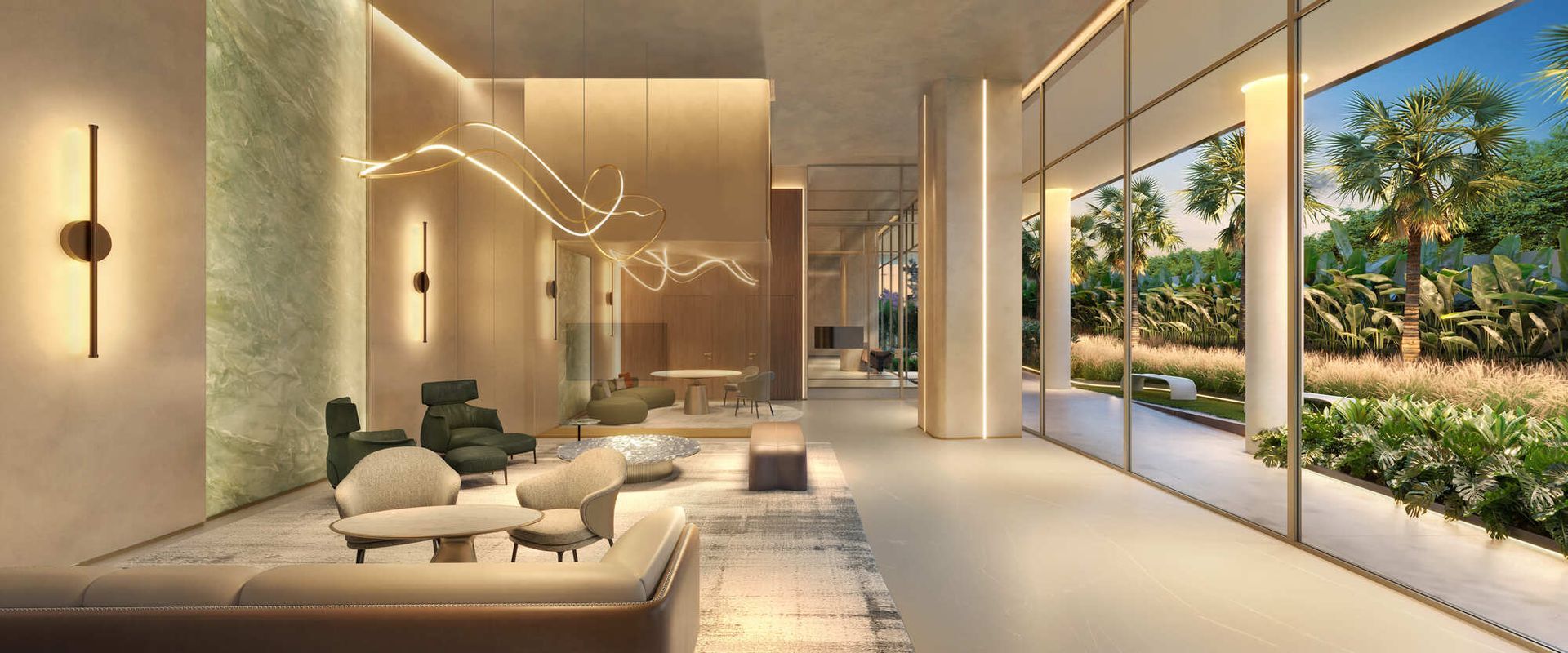 Epic Apartments - lobby e coworking em vista alternativa