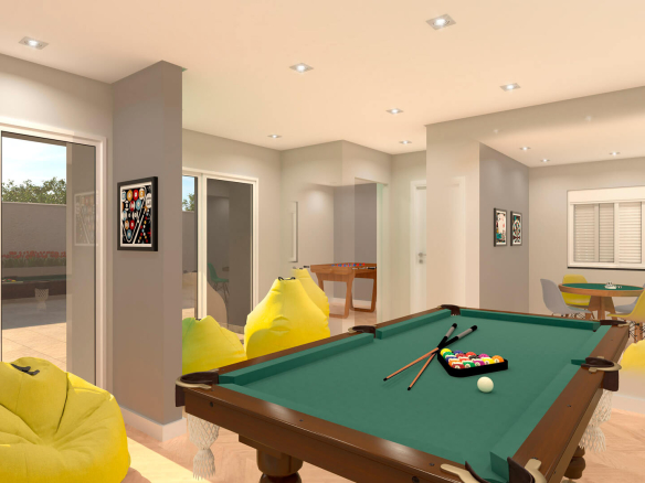 Siena Residencial: Salão de jogos