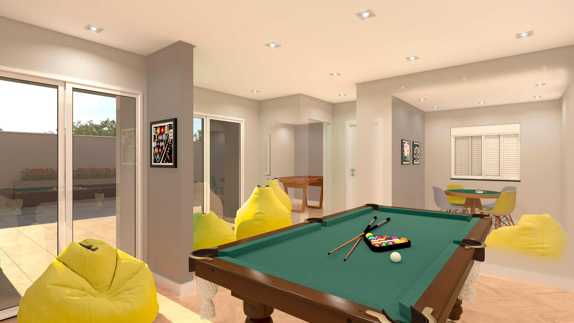 Siena Residencial: Salão de jogos