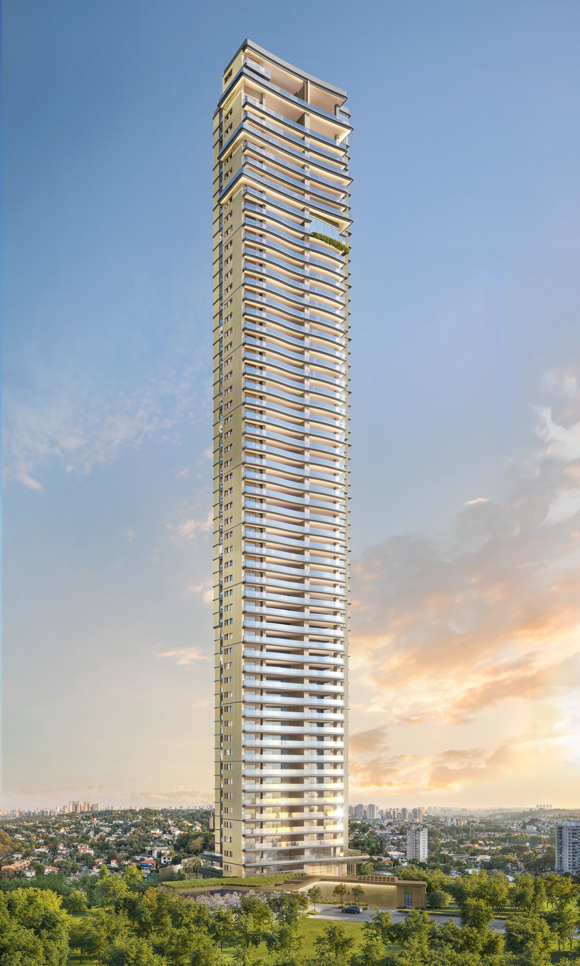 Vista Cyrela Furnished By Armani/Casa – Milano: fachada completa da torre